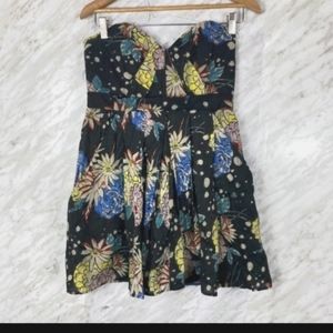 Foley + Corinna strapless Mini Dress with Pockets and Sweetheart Neck